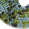 Dyed Imitation Gemstone Glass Beads Strands GL-Z001-03B-10-2