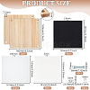 Wooden Flower Press Plates DIY-BC0013-73C-2