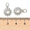 Brass Micro Pave Cubic Zirconia Pendants KK-D386-16P-01-3