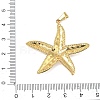 Ocean Theme 304 Stainless Steel Pendants STAS-D224-06G-01-3