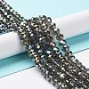 Electroplate Glass Beads Strands EGLA-A034-T2mm-B19-2