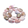 Natural Pink Opal Beads Strands G-O179-F16-2