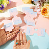 50Pcs Folding Paper Jewelry Display Cards ODIS-TA0001-07C-6