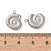 304 Stainless Steel Pendants STAS-A124-18F-P-3
