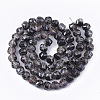 Electroplate Glass Beads Strands EGLA-T018-01-A01-2