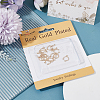 8 Pairs Brass Ear Cuff Findings KK-BBC0009-74-6
