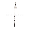 Natural Obsidian Pointed Dowsing Pendulums PALLOY-JF02009-01-1