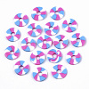 Handmade Polymer Clay Beads Strands CLAY-R091-8mm-01-3