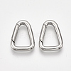 Non-Tarnish 304 Stainless Steel Spring Gate Rings STAS-S079-90-1