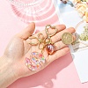 Alloy & Resin Pendant Decorations HJEW-YW00401-05-5