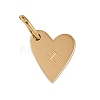 304 Stainless Steel Charms STAS-L291-01G-H-1