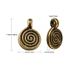 Tibetan Style Alloy Charms LS-MLF0339Y-4