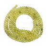 Natural Lemon Quartz(Heated) Beads Strands G-M438-A11-02-5