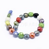 Electroplate Glass Beads Strands EGLA-J106-M01-2