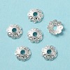 Rack Plating Brass Bead Cap KK-C020-09S-2
