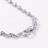 Stainless Steel Singapore Chain Necklaces NJEW-D117-01P-3