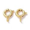 Rack Plating Brass Spring Ring Clasps KK-F090-22G-1