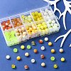 200Pcs 10 Style Mixed Style Glass Beads Strands GLAA-YW0001-57-6