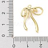 Rack Plating Brass Micro Pave Cubic Zirconia Pendants KK-P247-02G-3