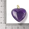 Natural Amethyst Pendants G-C274-04F-3