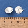 Ion Plating(IP) 304 Stainless Steel Pendant Pointed Back Rhinestone Settings STAS-U025-05D-S-3