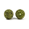 Grade A Rhinestone Pave Disco Ball Beads RB-Q105-3-3