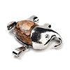 Natural Picture Jasper Pendants G-G112-01P-08-2