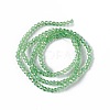 Electroplate Glass Beads Strands LS-EGLA-R048-2mm-10-3