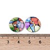 2-Hole Freshwater Shell Buttons SHEL-A004-01G-3