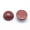 Natural Red Jasper Cabochons G-P393-R44-12MM-2