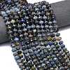 Natural Dumortierite Beads Strands G-P573-A47-01-1
