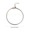 316 Surgical Stainless Steel Wine Glass Charms Rings A-STAS-L214-01E-3