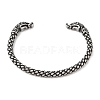 Viking 304 Stainless Steel Open Cuff Bangles for Men BJEW-U001-07E-G-3
