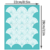 Self-Adhesive Silk Screen Printing Stencil DIY-WH0338-173-2