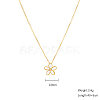 304 Stainless Steel Cable Chain Necklaces MB5148-2-3