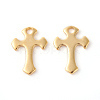 201 Stainless Steel Tiny Cross Charms STAS-F192-079G-2