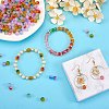 200Pcs 10 Colors Spray Painted Glass Beads GLAA-SZ0001-79-5