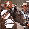  6Pcs 6 Style Imitation Leather Southwestern Cowboy Hat Band FIND-NB0004-58-3