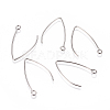 Tarnish Resistant 304 Stainless Steel Earring Hooks STAS-F227-26A-P-1