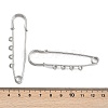 304 Stainless Steel Safety Pins Brooch Findings STAS-K252-05B-P-3