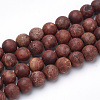 Dyed Natural Agate Beads Strands G-Q462-130E-10mm-1