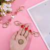 2Pcs 2 Colors Alloy Enamel Purse Strap Extenders PURS-BBC0001-07A-3
