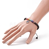 Alloy Hamsa Hand Charm Bracelet BJEW-TA00158-3