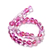 Synthetic Moonstone Beads Strands G-P528-J01-03-2