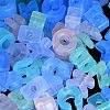 Luminous Transparent Acrylic European Beads OACR-D038-01-3