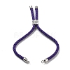 Twisted Nylon Cord Silder Bracelets DIY-B066-03P-24-2