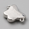 Paua Shell Connector Charms FIND-WH0110-489P-2