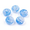 Transparent Crackle Acrylic Beads MACR-E025-30B-1