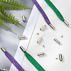 Zinc Alloy End Caps FIND-PH0001-48P-WH-2