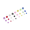 1920Pcs 3 Style Spray Painted Crackle Glass Beads CCG-CJ0001-04-8
